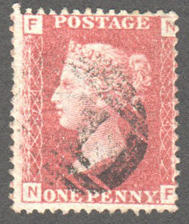 Great Britain Scott 33 Used Plate 74 - NF - Click Image to Close